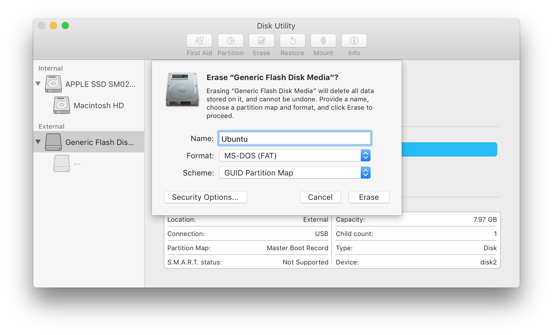 install mac os on flash drive